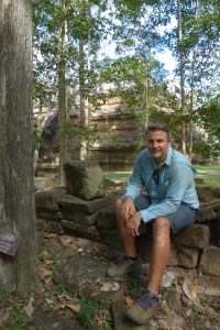 Sitting in front of Phimeanakas, our next temple.